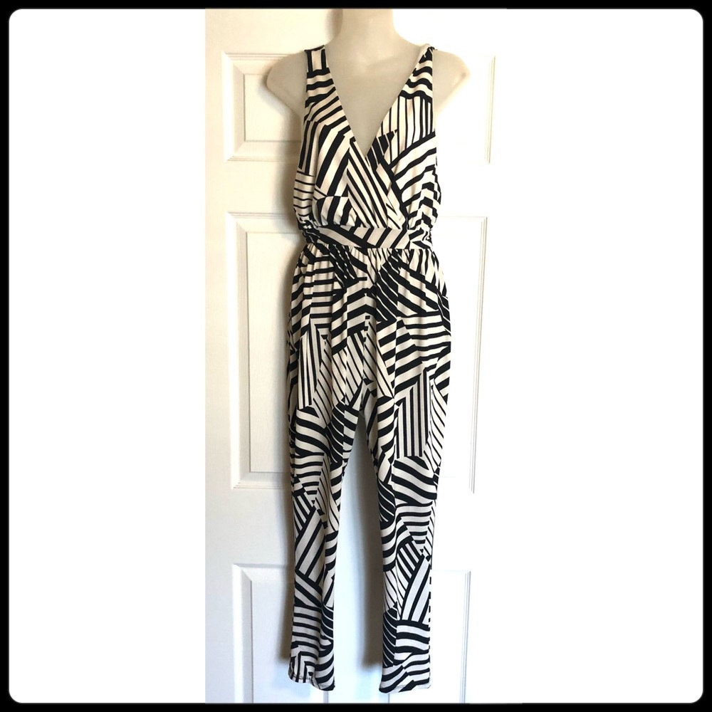 Black & White Pantsuit
